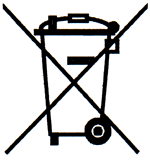 Poubelle barrée, le logo des DEEE - Déchets d'équipements électriques et électroniques