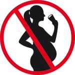 Logo alcool femme enceinte