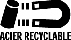 Logo Acier recyclable